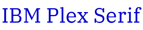 IBM Plex Serif fonte